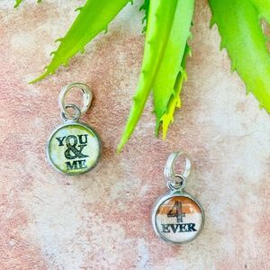 You & Me Pick Up Sticks Reversible Charm